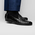 Marco Di Milano Bianchi Black Leather Luxury Shoe