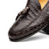 Marco Di Milano Bianchi Brown Caiman Crocodile Tassel Loafers