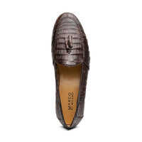 Marco Di Milano Bianchi Brown Leather Luxury Shoe