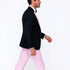Black And Pink suit - Tuxedo