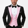 Black And Pink suit - Tuxedo