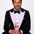 Black And Pink suit - Tuxedo