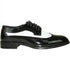 Black & White Wingtip Men's Tuxedo Shoes – Vintage Gatsby Spat Dress Shoes