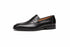 Black Burnished Calfskin Penny Loafer By Mezlan Made In Spain Brand