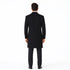 Black Cashmere Blend Pronto Moda 3 Button 'Ram' - Cashmere Topcoat - Mens Cashmere Overcoat - Cashmere Coat