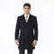 Black Cashmere Blend Pronto Moda 3 Button 'Ram' - Cashmere Topcoat - Mens Cashmere Overcoat - Cashmere Coat