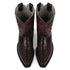 Black Cherry Ostrich Leg Cowboy Boots