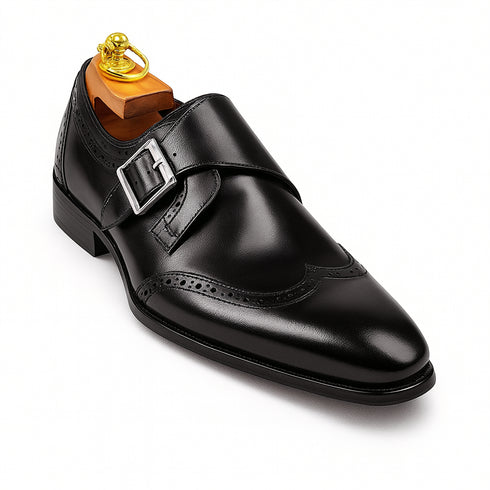 Burnished Wingtip Monk Strap KS099-710