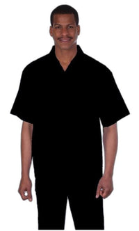 Black Linen Suit copied from alberto nardoni