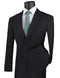 Black Modern Fit Peak Lapel Suit