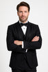 Black Italian Wool 3-Piece Modern Fit Tuxedo