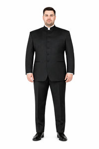 Black Tuxedo - Mens Wedding Suit - Collar Suit in Black Prom Suit