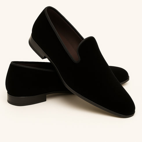 Lublin Velvet Black By Mezlan Made In Spain Brand