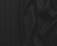 Sovana Collection - Regular Fit 3 Piece Suit 2 Button Tone on Tone Stripe in Black