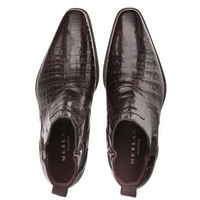 Mezlan Blackmore Crocodile Dress Boots Brown (4715-F)