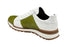 Belvedere Blake Lime/White Genuine Ostrich Leather Shoe
