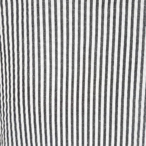 Black Seersucker 2pc Set