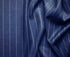 Rockefeller Collection - Double Breasted Stripe Suit Blue Regular Fit 2 Piece With Flexible Elastic Waistband