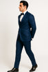 Blue satin-tux-wedding-prom