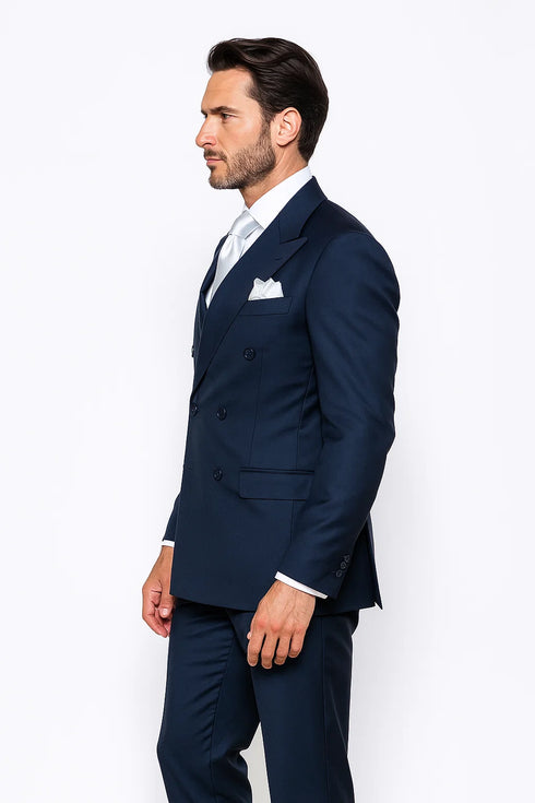 Classic Fit in Navy Color by Rossiman