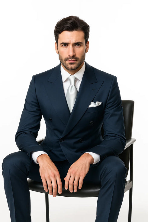 Classic Fit in Navy Color by Rossiman