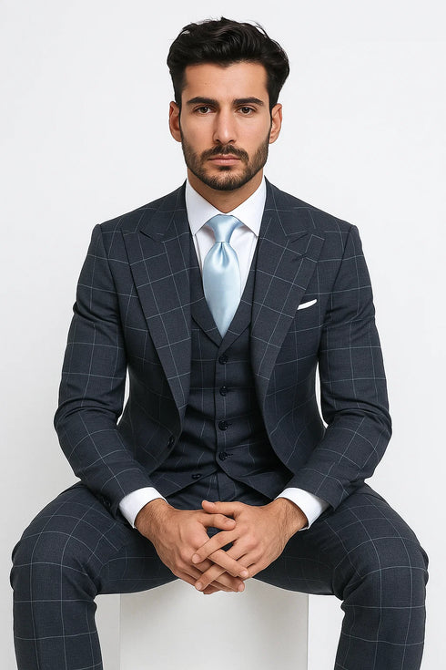 Classic Fit in Navy by Rossiman