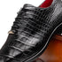 Marco Di Milano Bono Black Alligator Wholecut Oxfords
