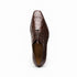 Marco Di Milano Bono Brown Alligator Wholecut Oxfords