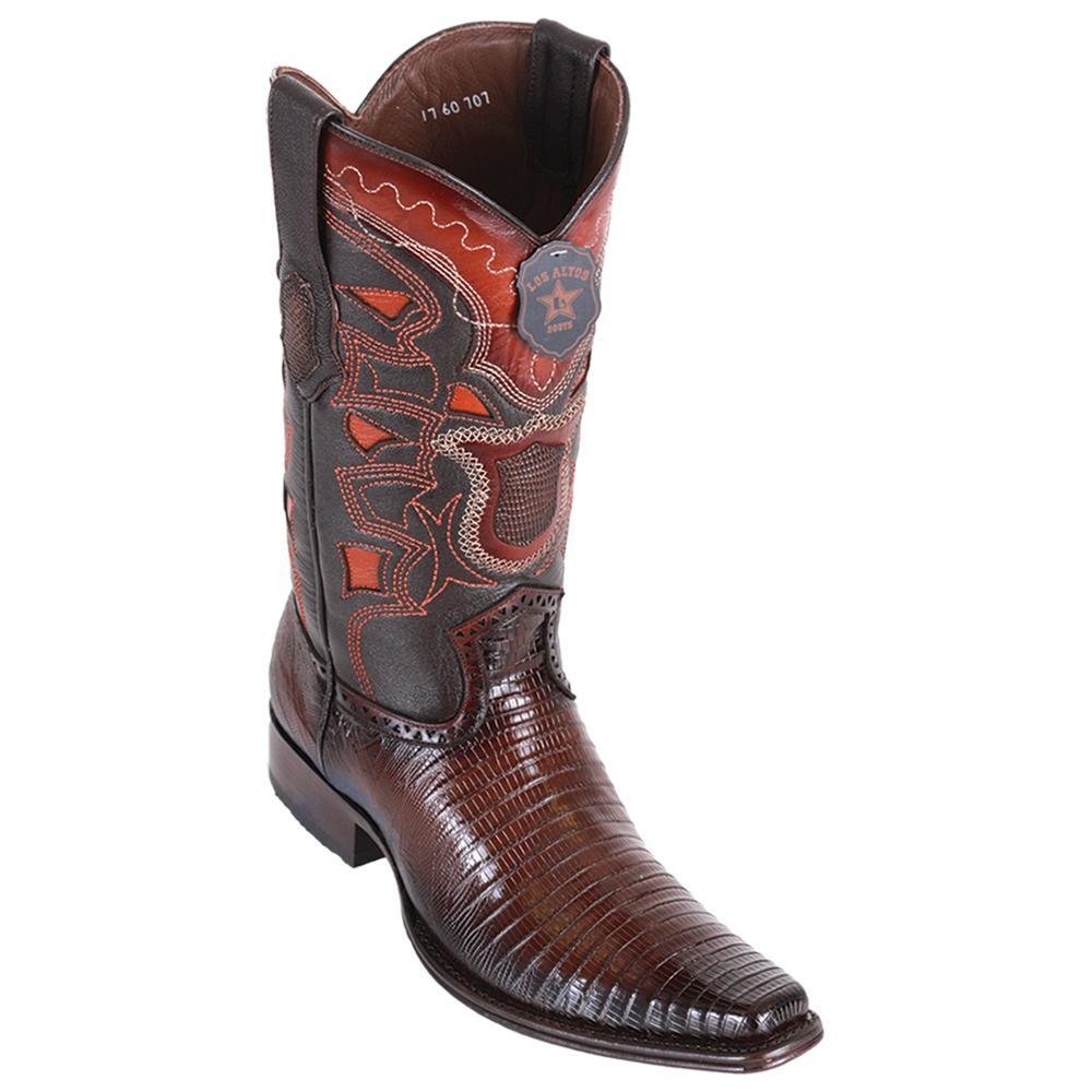 Botas de Armadillo Lizard Original Horma Cuadrada Ancha LAB
