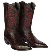 Botas de Avestruz Original Horma Puntal -B