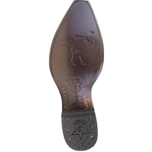 Botas de Avestruz Panza Horma Europea LAB-769716