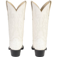 Botas de Avestruz Original Punta Redonda LAB-6503