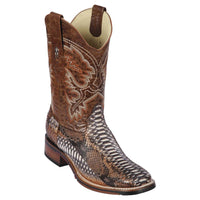 Bota Piel Piton Horma Ranchera LAB-8265788 - Los Altos Boots