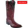 Botas de Avestruz Original Punta Recortada WW-2940306