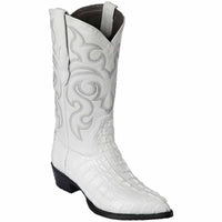 Botas de Cocodrilo - Caiman Cola Horma Puntal - A - Los Altos Boots