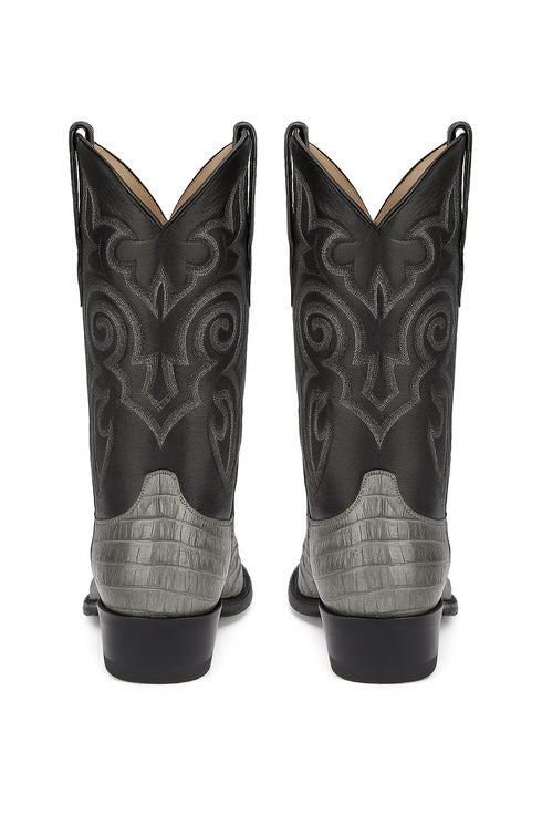 Botas de Cocodrilo Caiman Cola Horma Puntal -C