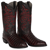 Botas de Cocodrilo Caiman Cola Horma Puntal -C