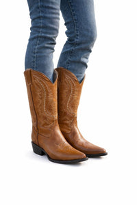Botas de Cuero Camaleon en Horma Puntal BUF-BB1101