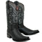 Botas de Cuero Grisly Original Horma Europea Cuadrada Negro LAB-762705