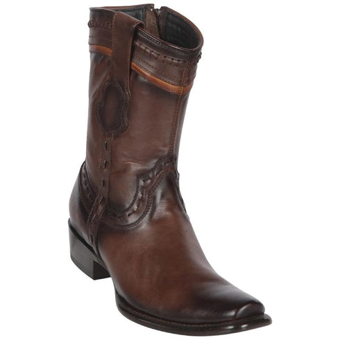 Botas de Cuero Pull Up Corta Horma Dubai LAB-479B3816