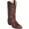 Botas de Cuero Rage Original Punta Semioval Color Nuez LAB-609940