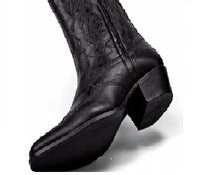 Botas de Elefante Original Horma Oval Color Negro Los Altos Boots