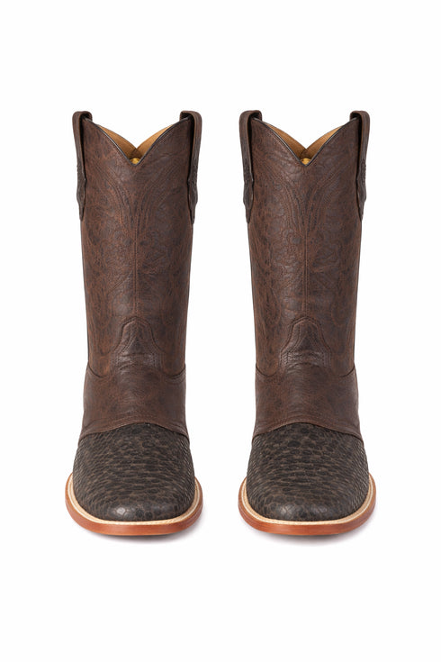 Botas de Piton Original Horma Ranchera Cuadrada Ancha LAB-821N5707