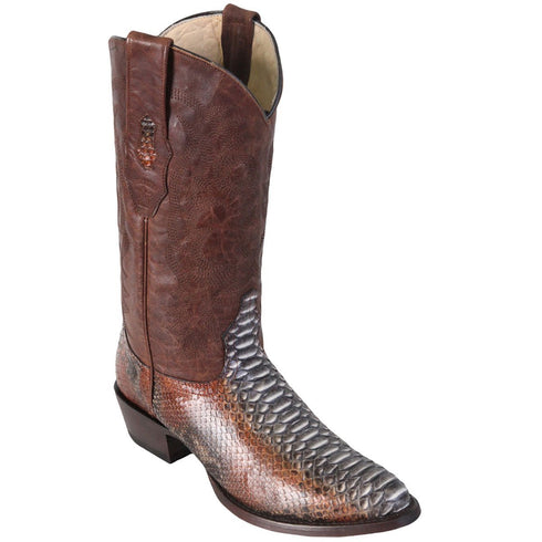 Botas de Pitón Original Horma Redonda LAB-6557 - Los Altos Boots