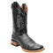 Mens White Diamond Boot Napa Black Cowboy Boots Square Toe
