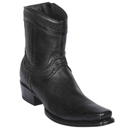 Botines de Panza de Avestruz Original Punta Europea LAB-76B9705