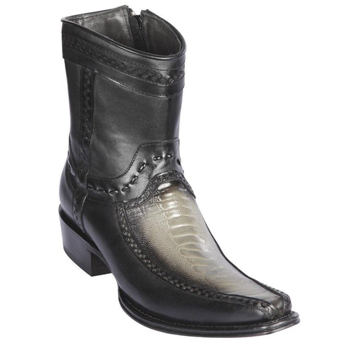 Botin Avestruz Piel Original Punta Europea LAB-76B0318 main image 0