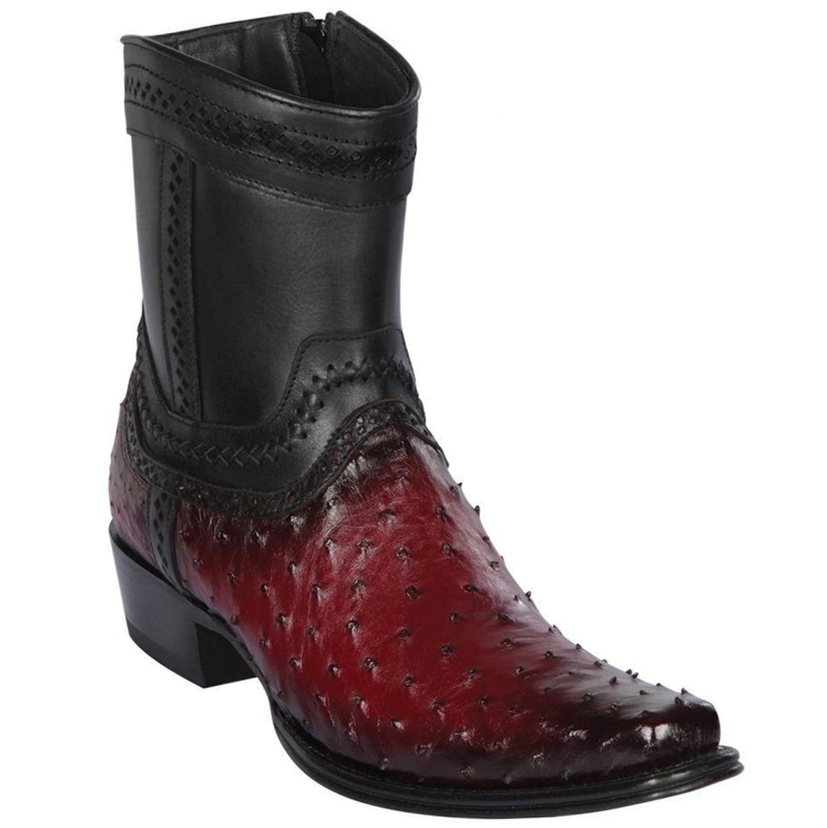 Zapato Botín Piel Avestruz LAB-ZA3060307