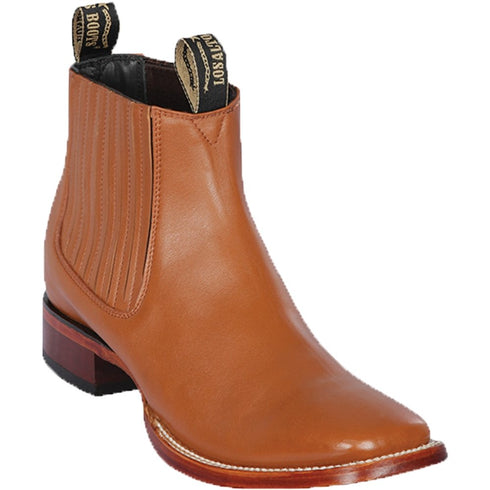 Botines Charros Punta Cuadrada de Venado Original LAB-82B8351