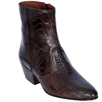 Botin Charro de Piel Avestruz Pata Horma Puntal LAB-630507